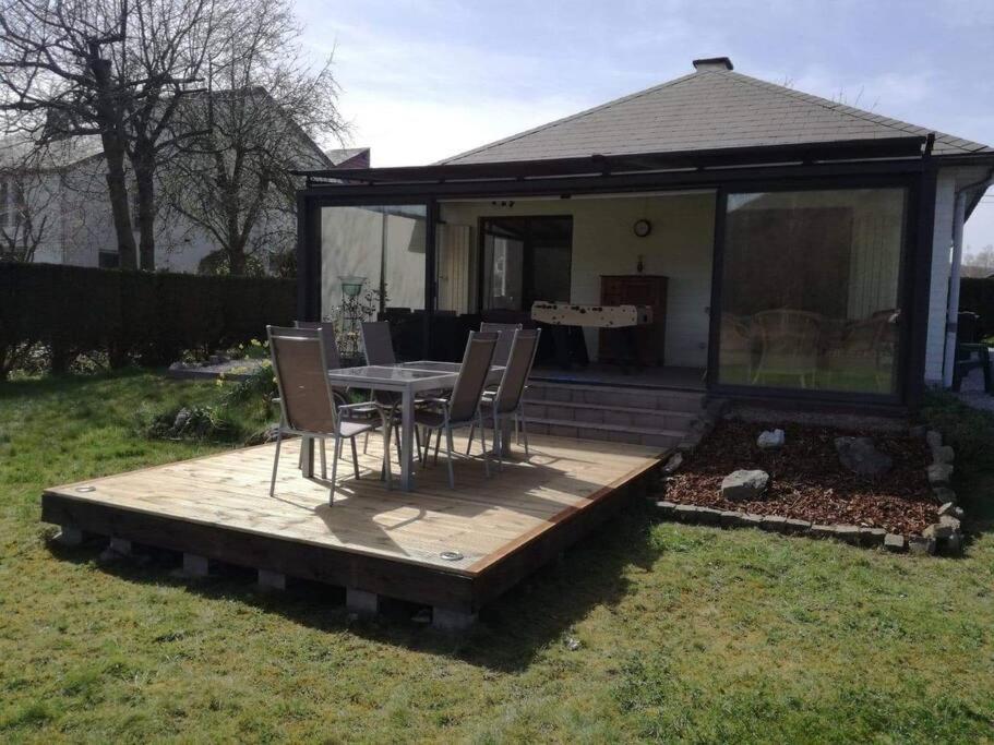Vila Maison Bucolique A Anhee, Vue Meuse Et Falaises Exteriér fotografie
