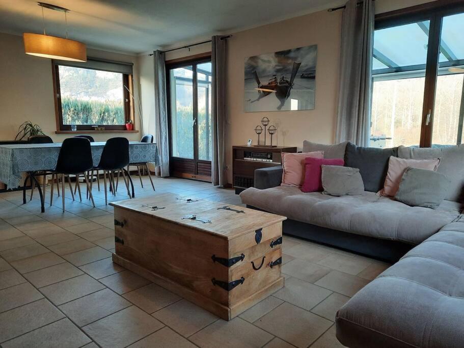 Vila Maison Bucolique A Anhee, Vue Meuse Et Falaises Exteriér fotografie